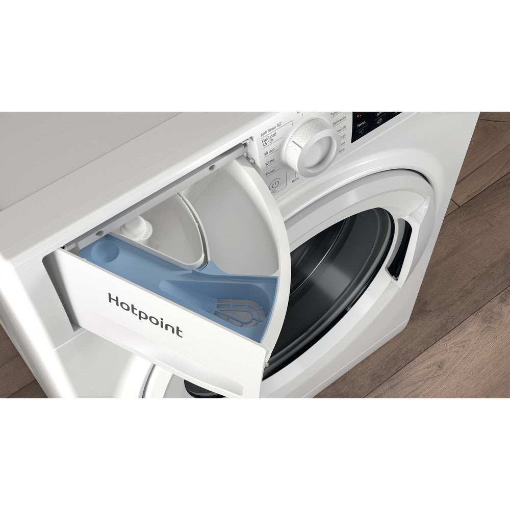 Hotpoint NSWF845CWUKN White 8kg Freestanding Washing Machine
