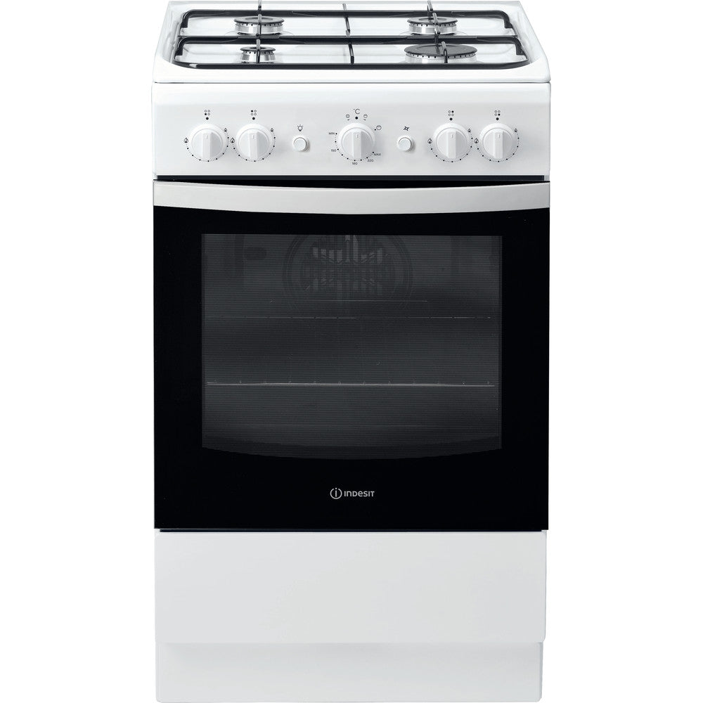 INDESIT  50 cm Gas Cooker – White -IS5G1KMW/U