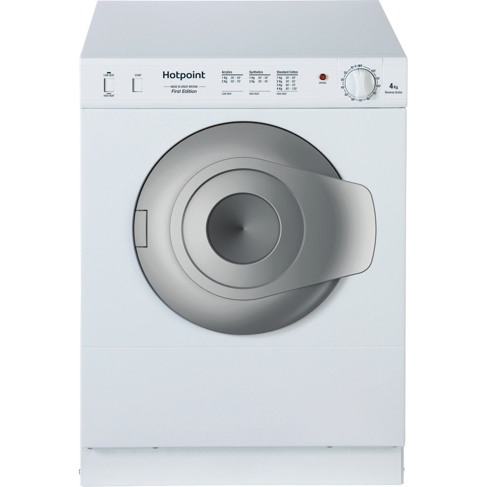Hotpoint 4KG Tabletop Vented Tumble Dryer 4KG - White- NV4D01P