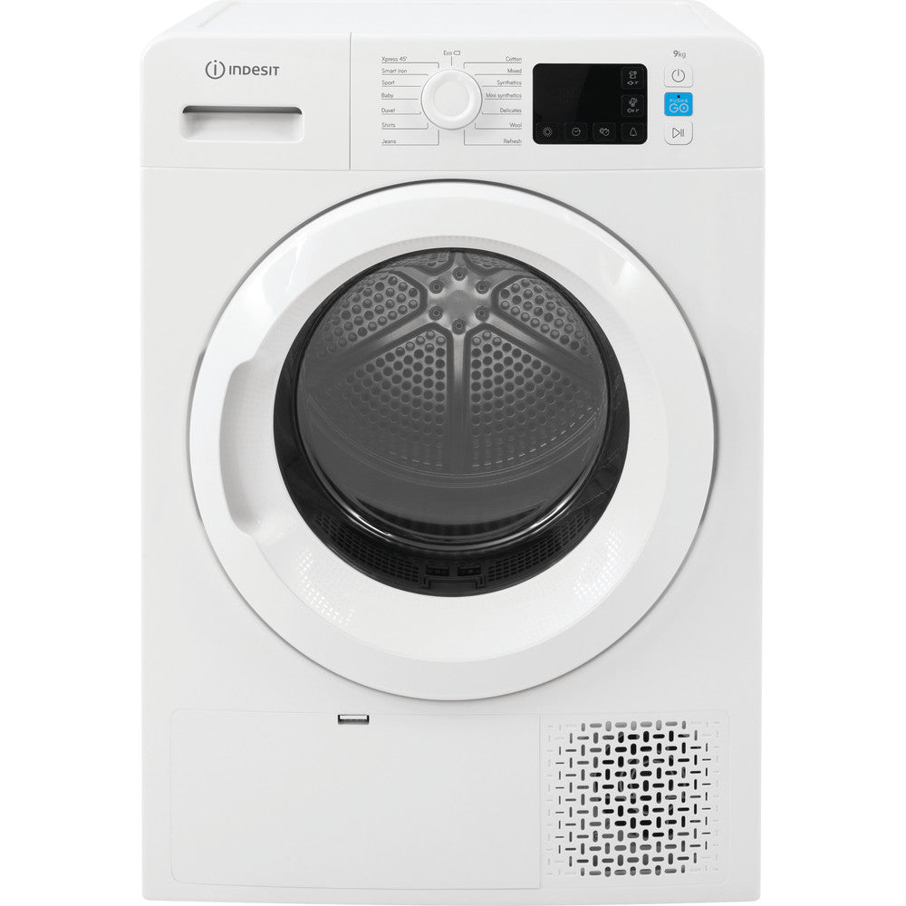 Indesit 9Kg Heat pump tumble dryer: freestanding - YTM1192XUK