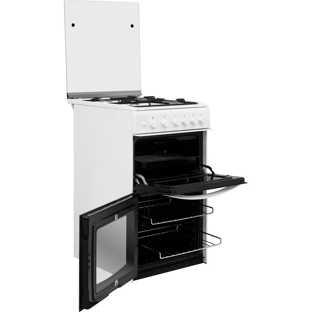 INDESIT 50 cm Gas Cooker - White - ID5G00KMW