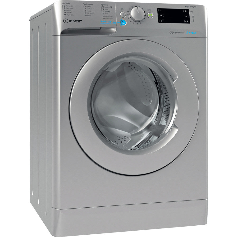 INDESIT BWE 91496X S UK N 9 kg 1400 Spin Washing Machine - Silver