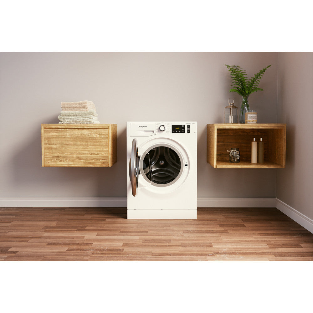 Hotpoint ActiveCare NM111046WCAUKN 10kg White Freestanding Front Load Washing Machine