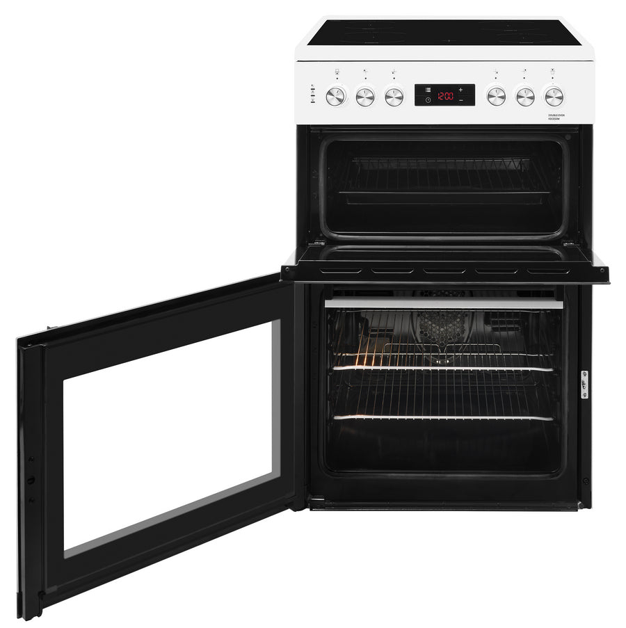 Beko KDC653W 60cm Electric Cooker with Ceramic Hob - White - A/A Rated