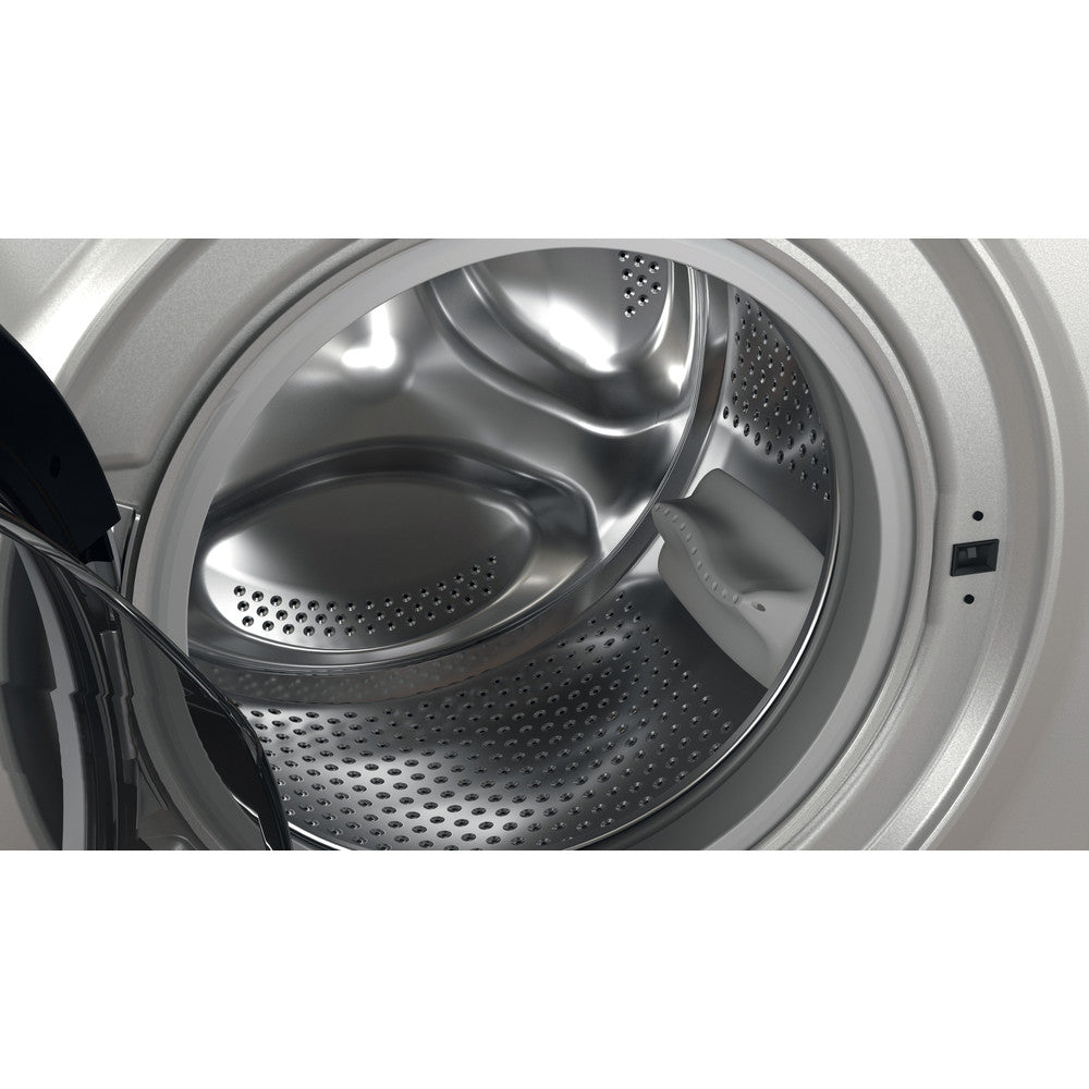 Hotpoint 8kg 1600rpm Washing Machine With Steam Hygiene - Graphite - NSWM864CGGUKN