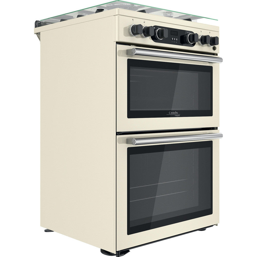 Hotpoint 60cm Dual Fuel Cooker - Jasmine - A/A Rated - CD67G0C2CJ