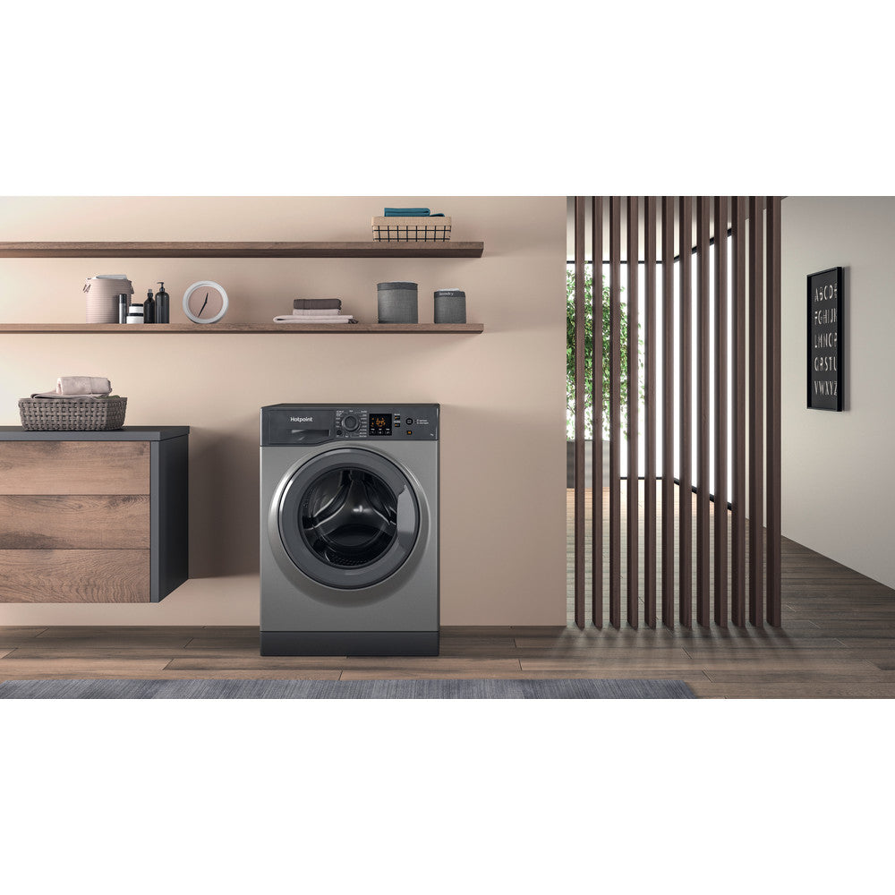 Hotpoint NSWF743UGGUKN 7kg 1400rpm Spin Freestanding Washing Machine