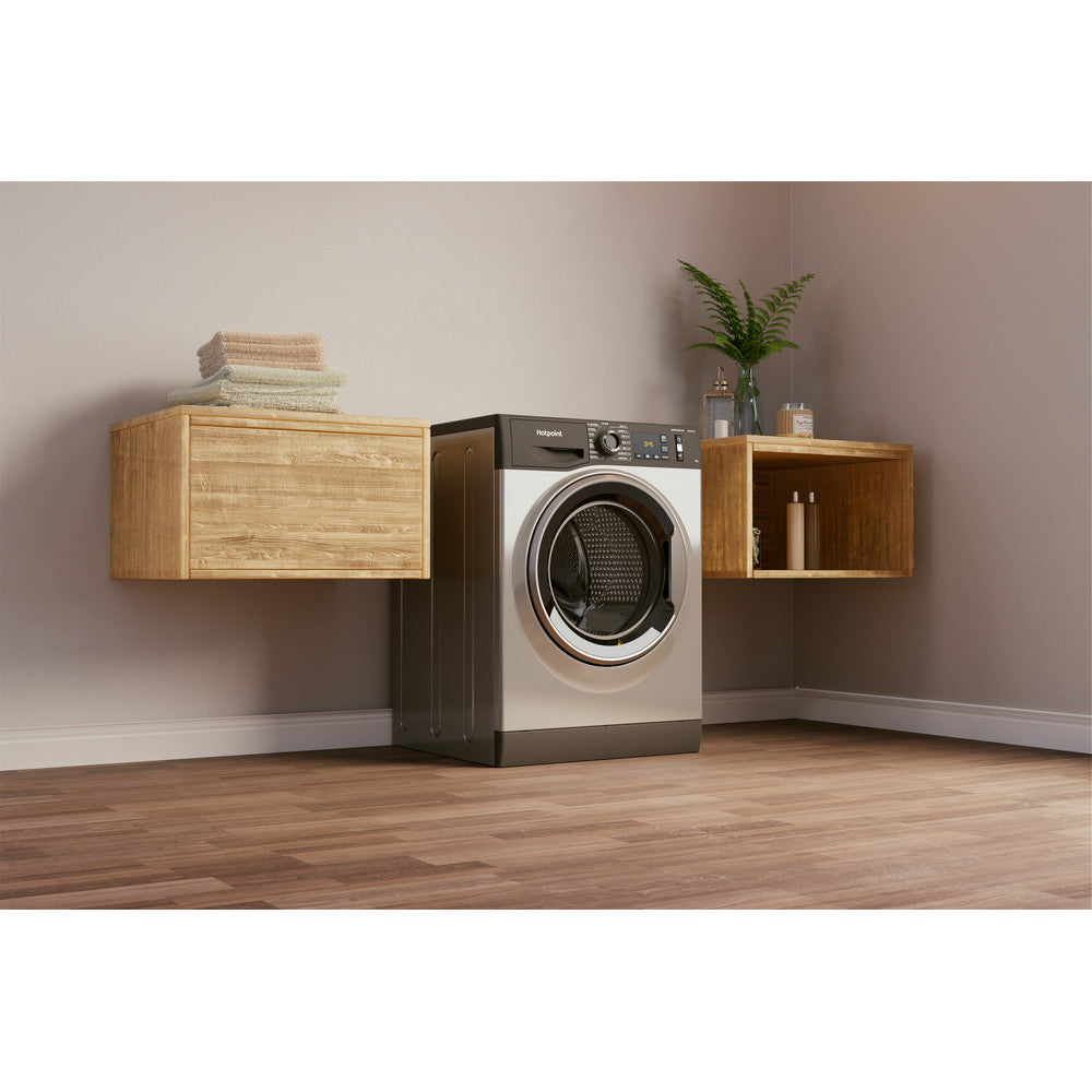 HOTPOINT 9 kg 1400 Spin Washing Machine - Graphite - NM11946GCAUKN