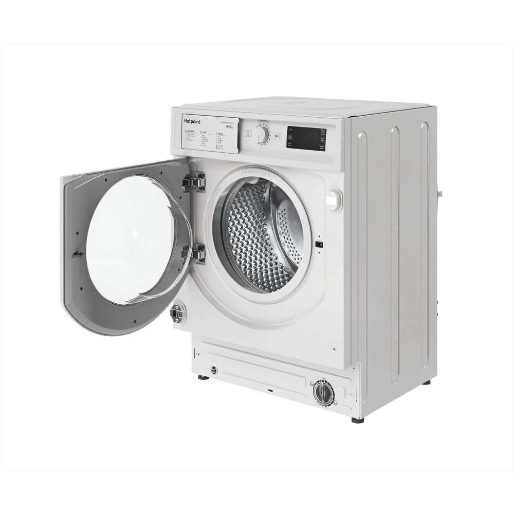 Hotpoint BIWDHG961485UK Integrated 9Kg / 6Kg Washer Dryer with 1400 rpm - White - D Rated