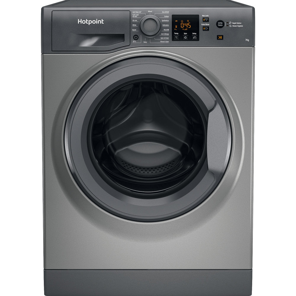 Hotpoint NSWF743UGGUKN 7kg 1400rpm Spin Freestanding Washing Machine