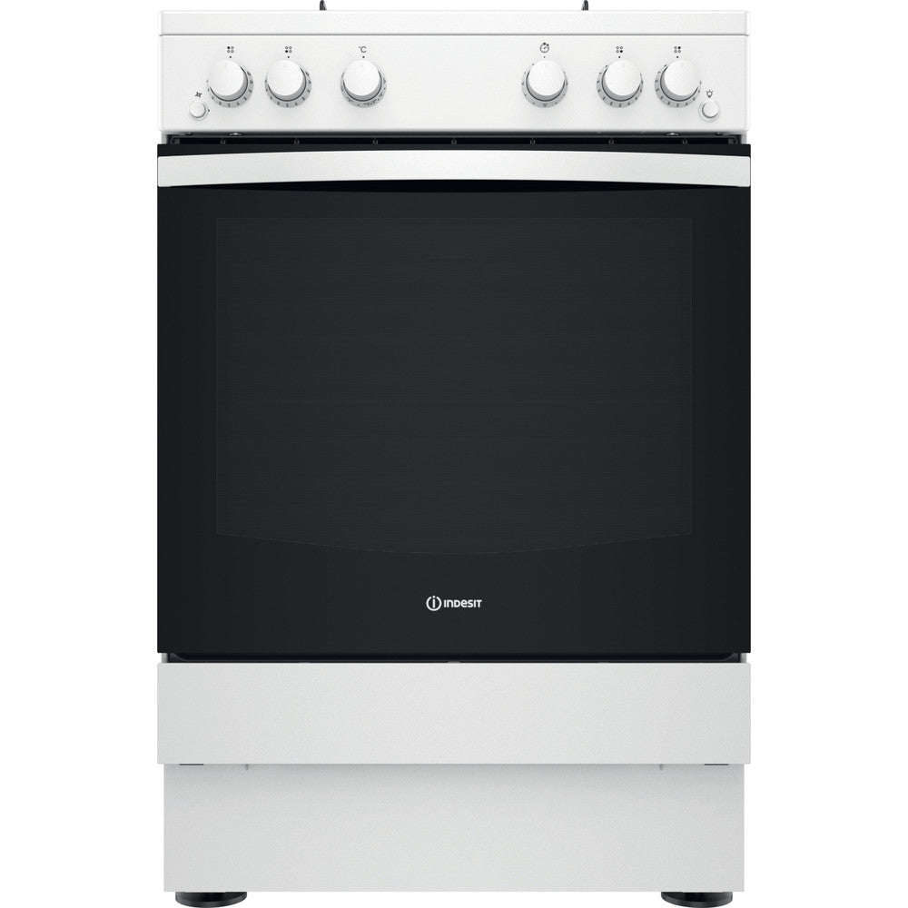 INDESIT  60 cm Gas Cooker - White - IS67G1PMW/UK