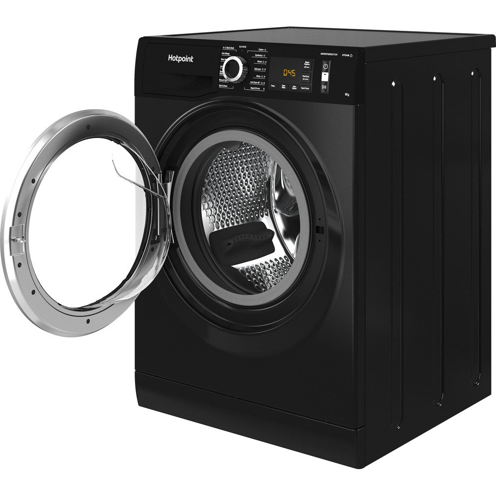 Hotpoint ActiveCare NM11946BCAUKN Black 9kg Front Load Washing Machine