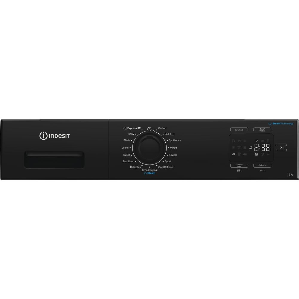 Hotpoint 9kg Heat Pump Tumble Dryer – Black, 60cm, Steam Technology (CYD92DBBUK)