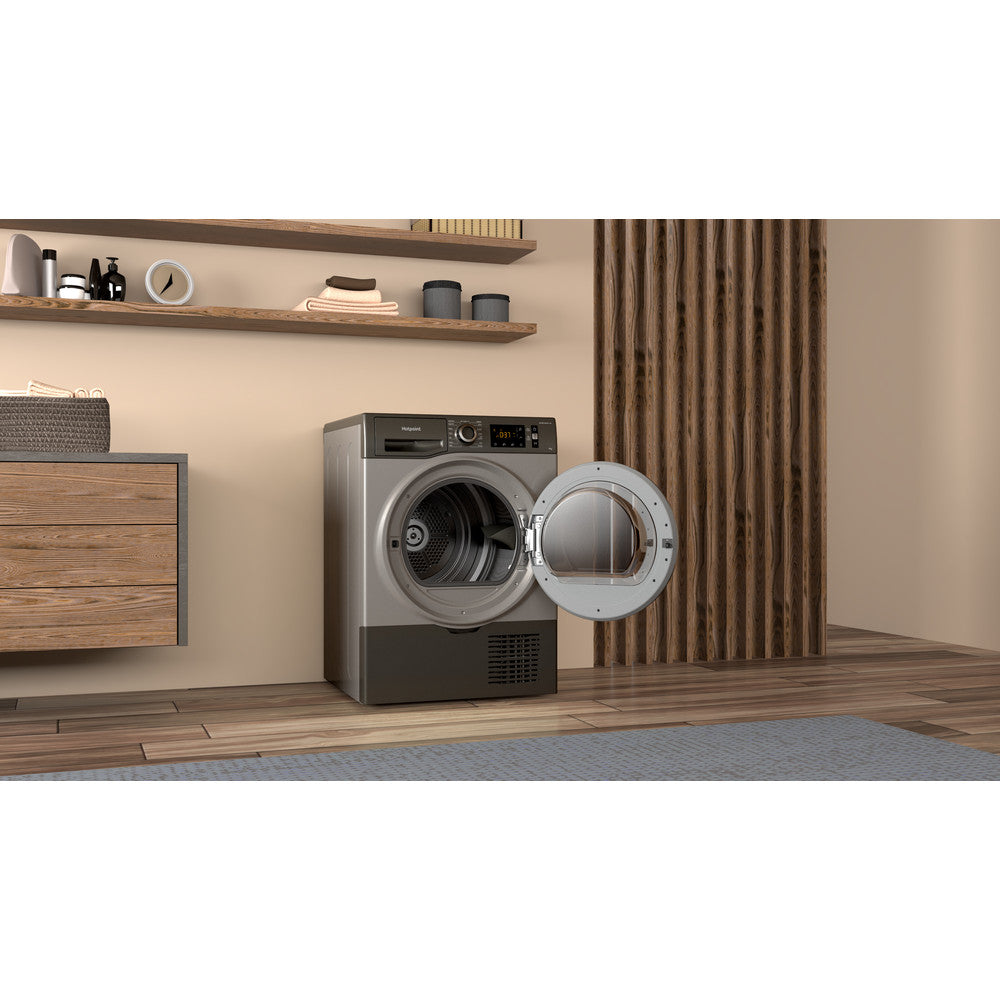 Hotpoint 9Kg Condenser Tumble Dryer -Graphite- H3D91GSUK