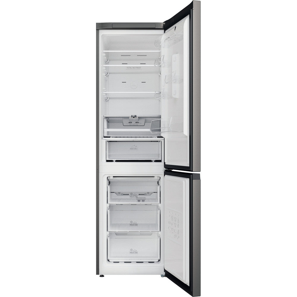 Hotpoint H7X93TSKM Fridge Freezer - Silver Black