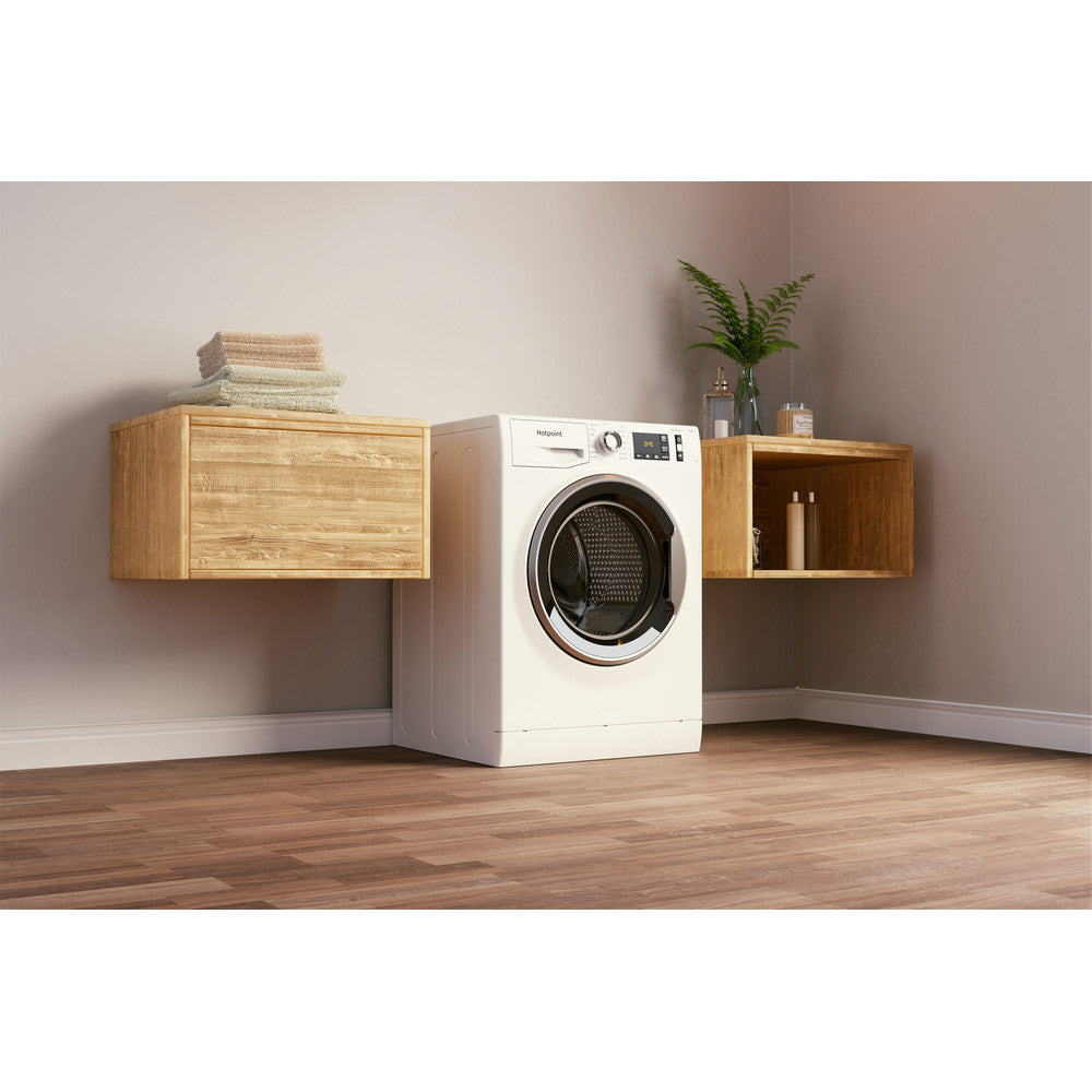 Hotpoint ActiveCare NM111046WCAUKN 10kg White Freestanding Front Load Washing Machine