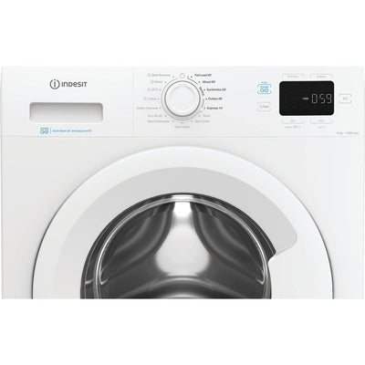 Indesit Freestanding 9kg 1400rpm Front Load Washing Machine – IP946 Push&Go UK