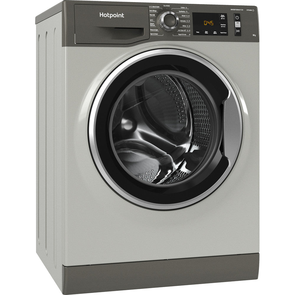 HOTPOINT 9 kg 1400 Spin Washing Machine - Graphite - NM11946GCAUKN