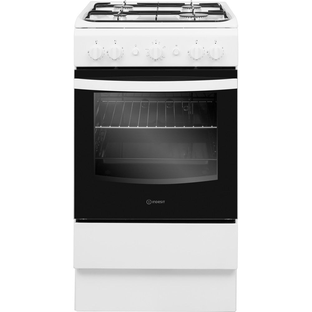 INDESIT  50 cm Gas Cooker – White -IS5G1KMW/U