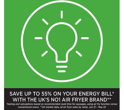 Ninja AF160UK Air Fryer MAX & Dehydrator – 7.5L, 2400W, Grey