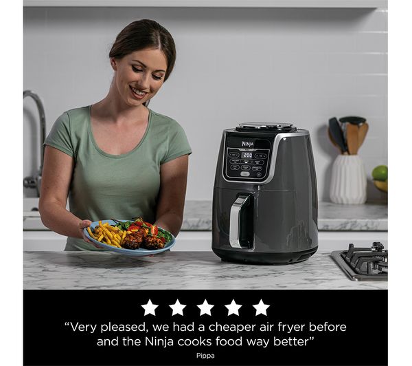 Ninja AF160UK Air Fryer MAX & Dehydrator – 7.5L, 2400W, Grey