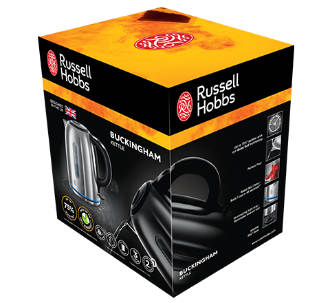 Russell Hobbs Buckingham Quiet Boil S/Steel Kettle - 20460