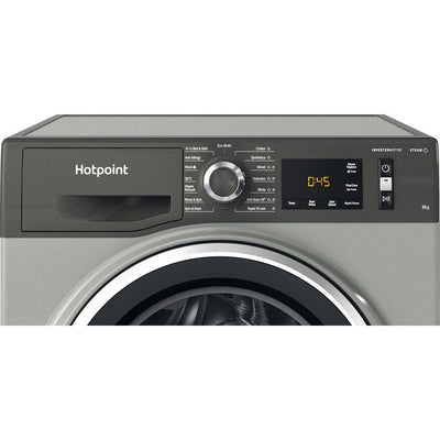 Hotpoint ActiveCare 9kg Graphite Washing Machine – A-20% Energy Efficient (NM11948GCAUK)