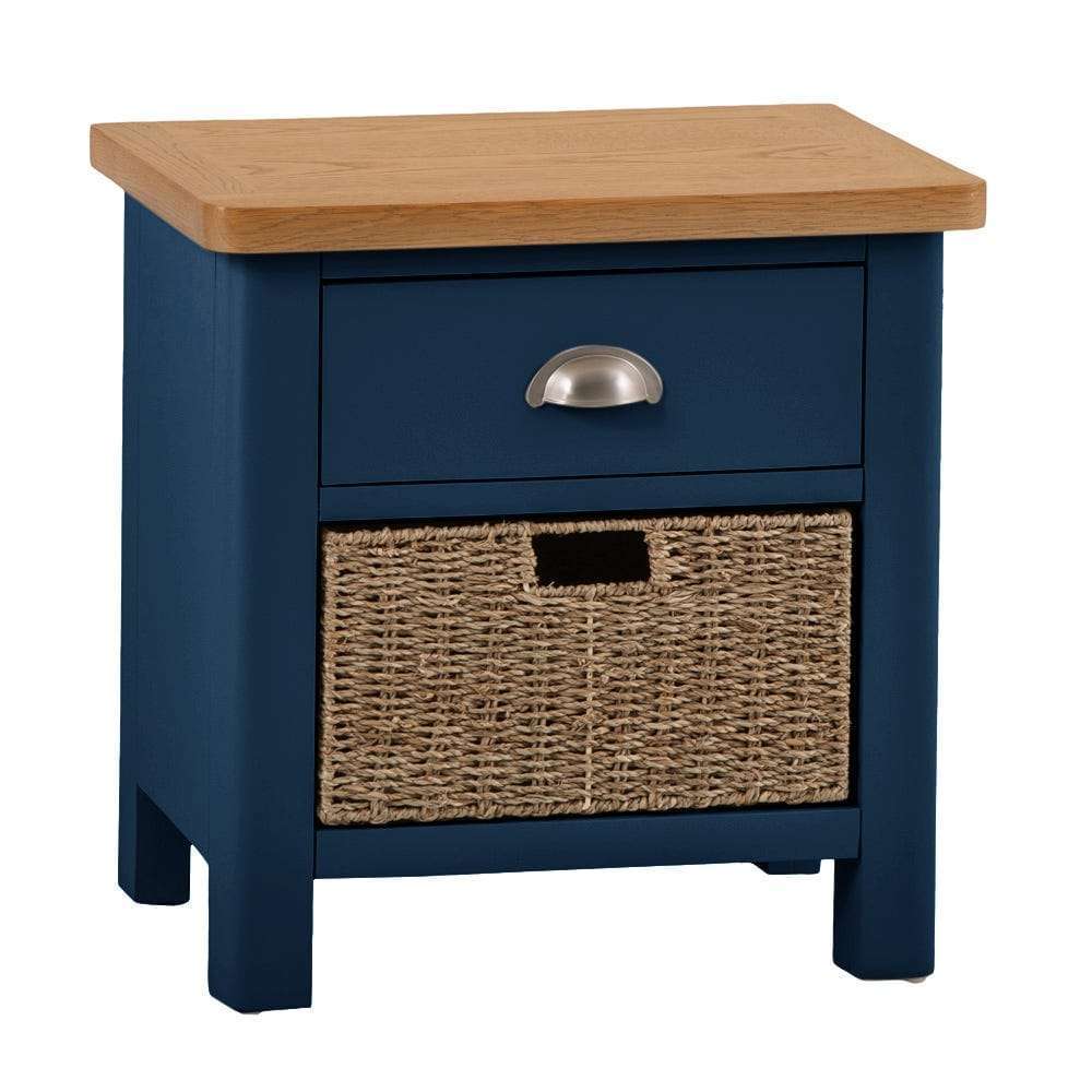 Essentials RA Dining Blue 1 Drawer 1 Basket Unit