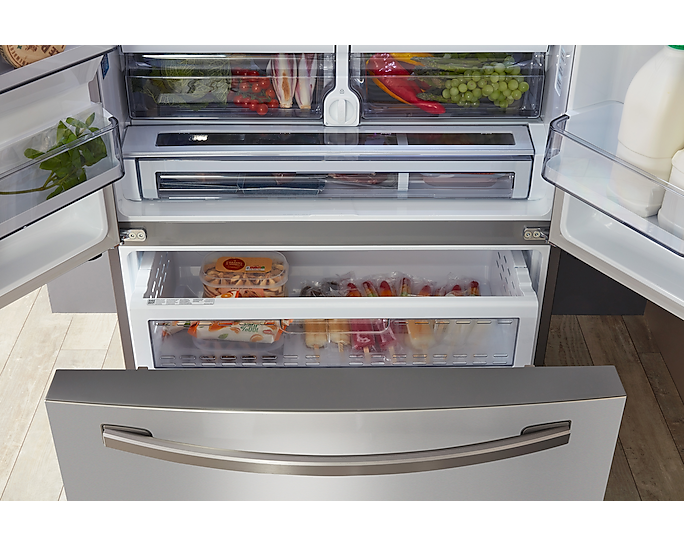 Samsung Electronics Uk Ltd RF23R62E3SR/EU French Style Fridge Freezer With Twin Cooling Plus