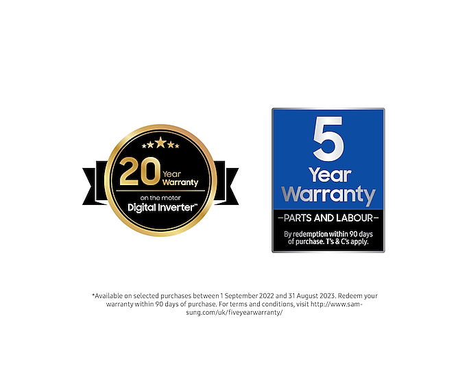 SAMSUNG Series 4 Add Wash WW90T4540AE/EU Smart 9 kg 1400 Spin Washing Machine - White