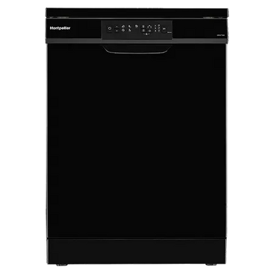 Montpellier MDW1354K 60cm Freestanding Dishwasher in Black