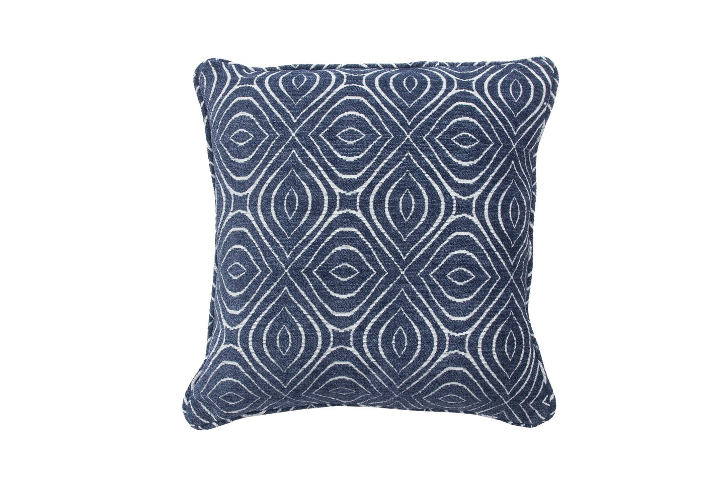 Poppy Footstool & Cushion Set - Navy