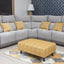 Poppy Footstool & Cushion Set - Ochre