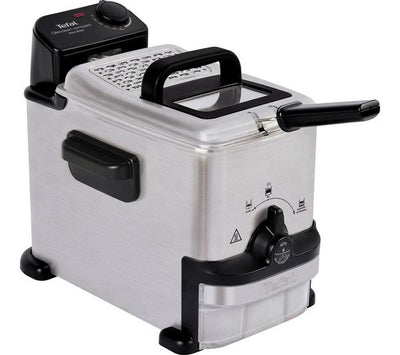 TEFAL Oleoclean Compact FR701640 Deep Fryer - Stainless Steel & Black