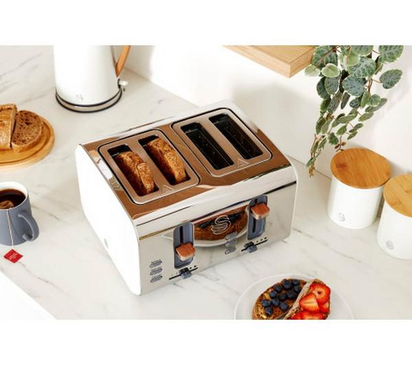 Swan ST14620WHTN Nordic 4 Slice Toaster