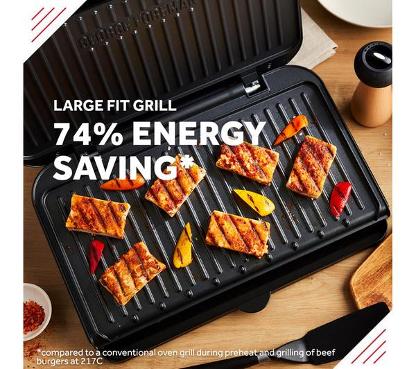 Russell Hobbs George Foreman 25820 Large Fit Grill - Black