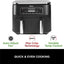 Ninja Foodi Dual Zone Air Fryer AF300UK – 7.6L, 6 Cooking Functions, Black