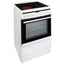 Amica 608CE2TAW 60cm A-Rated Electric Cooker with Single Oven & Ceramic Hob – White