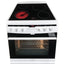 Amica 608CE2TAW 60cm A-Rated Electric Cooker with Single Oven & Ceramic Hob – White