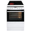 Amica 608CE2TAW 60cm A-Rated Electric Cooker with Single Oven & Ceramic Hob – White