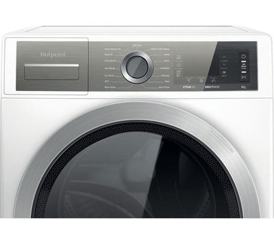 Hotpoint 8Kg 1400 Spin Washer White Class 6 Extra Silence - H6W845WBUK