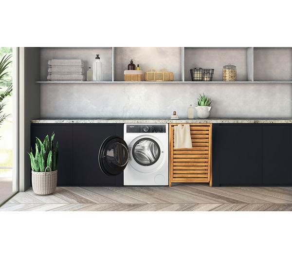 Hotpoint 8Kg 1400 Spin Washer White Class 6 Extra Silence - H6W845WBUK