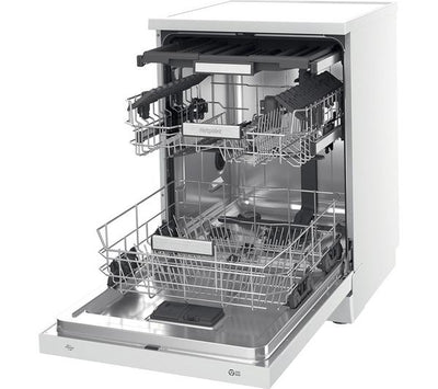 Hotpoint Maxi Space H7F HS41 UK Full Size Dishwasher – 15 Place Settings Freestanding Dishwasher (White)