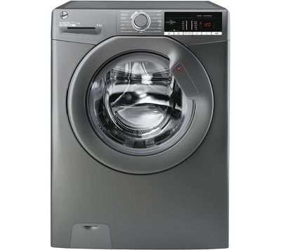 Hoover H‑WASH 300 LITE H3W49TAGG4/1‑80 – 9 kg Washing Machine, 1400 rpm, Graphite, B Rated