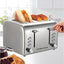 HAMILTON BEACH Rise HB5729 4-Slice Toaster - Silver