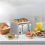 HAMILTON BEACH Rise HB5729 4-Slice Toaster - Silver