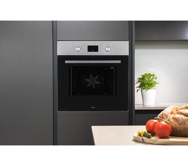 CDA SC020SS Built-In Electric Single Oven – Black & Stainless Steel