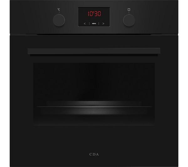 CDA SC030BL Built-In Electric Single Oven – Matt Black