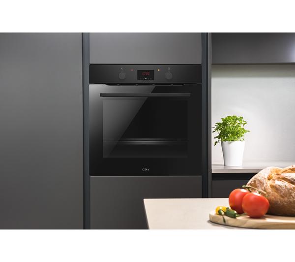 CDA SC030BL Built-In Electric Single Oven – Matt Black