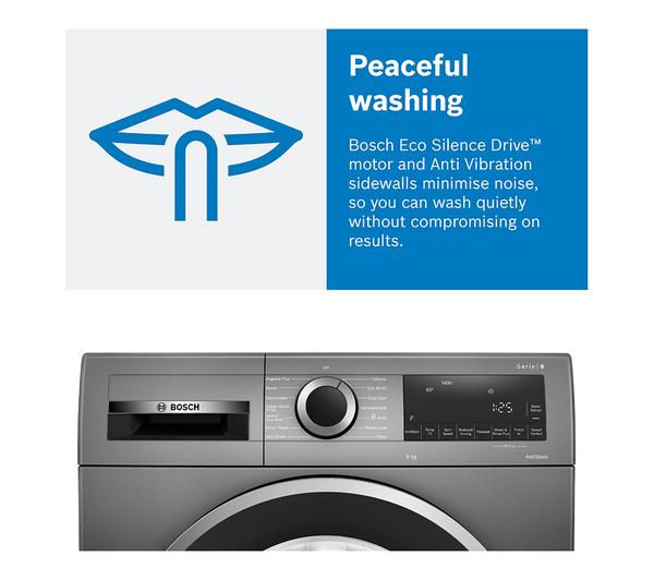 Bosch Series 2 WGE03408GB 8kg Freestanding Washing Machine – 1400RPM, White